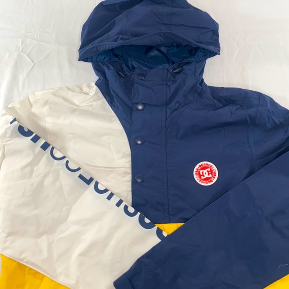 DCSHOECOUSA Mens Pullover Winder-Breaker Hoodie Polyester Blend Size Large NWT - Picture 5 of 7